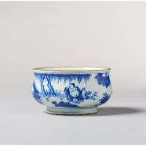 A blue and white censer 过渡期青花香炉，康熙时期伪嘉靖款