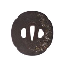 An iron tsuba