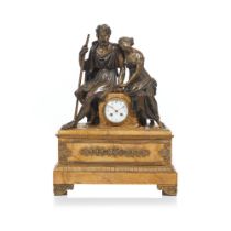 A French Restoration tabletop clock