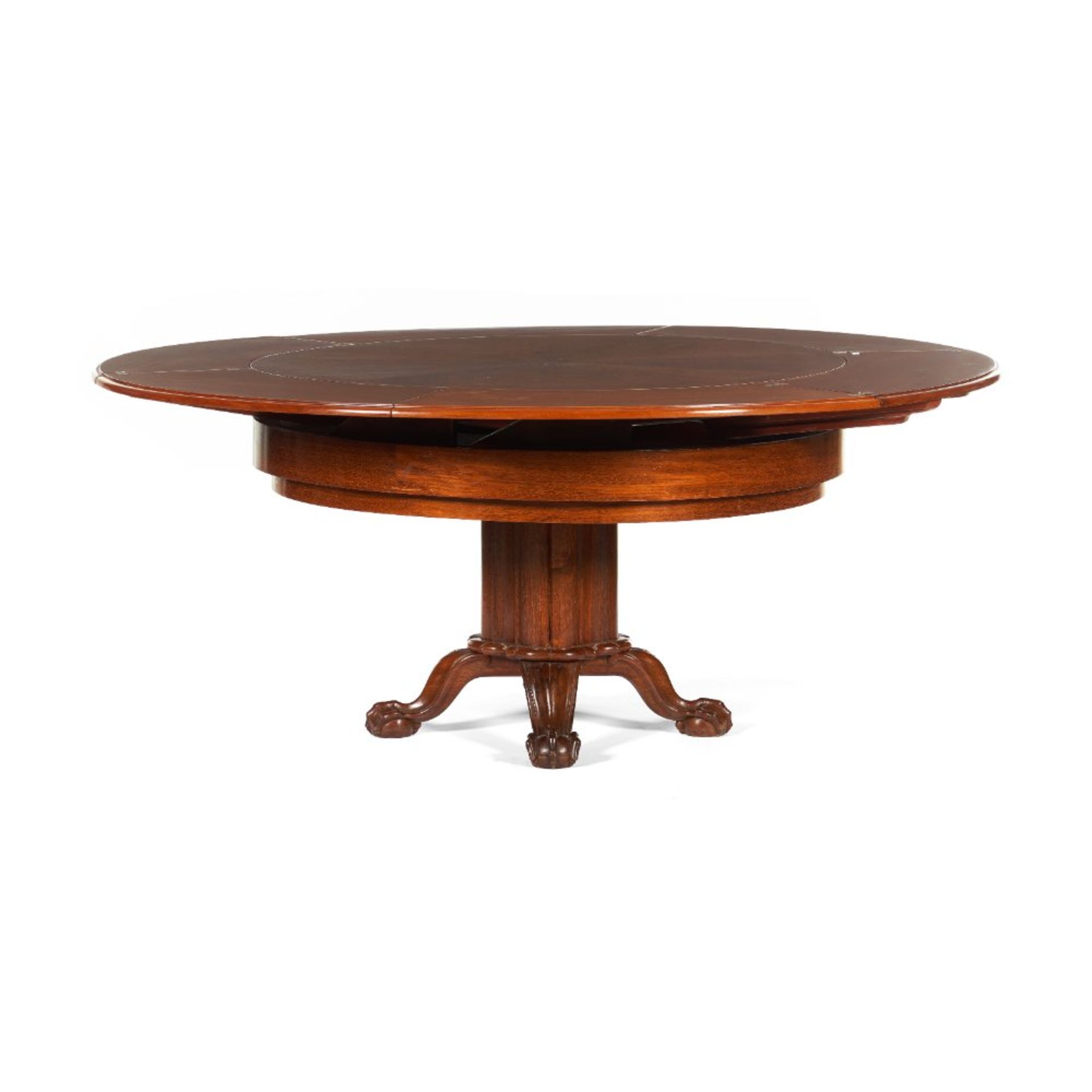 A George III style jupe table