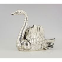 A SWAN JARDINIERE