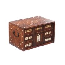 An Indo-Portuguese tabletop cabinet / writing box