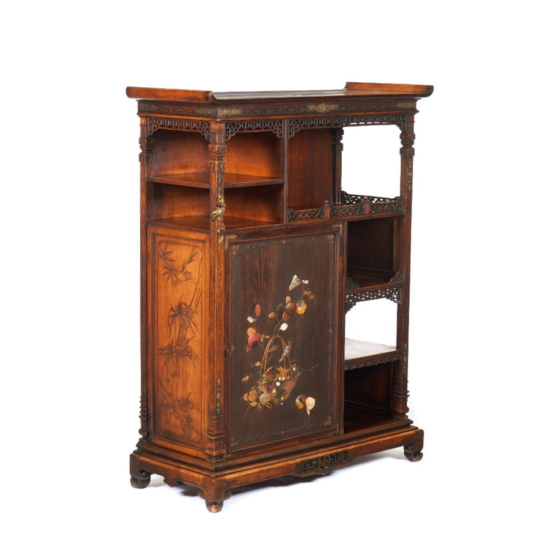 A bookcase, Viardot Gabriel (1830-1904) - Image 2 of 2