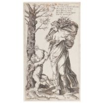 Lorenzo de Musi (Itália, séc. XVI)The reconciliation of Minerva and Cupid