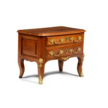 A French Regency style miniature chest of drawers