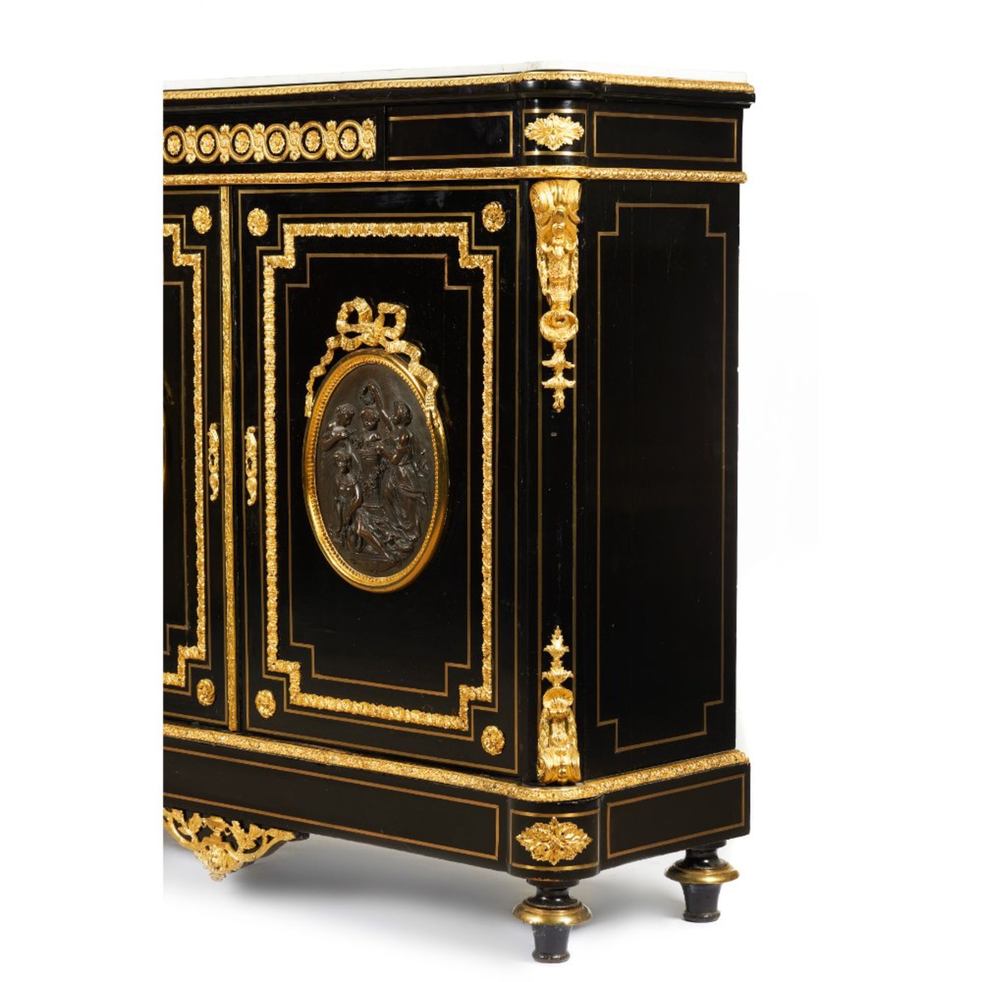 A Napoleon III low cabinet - Image 3 of 5