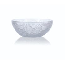 A crystal bowl