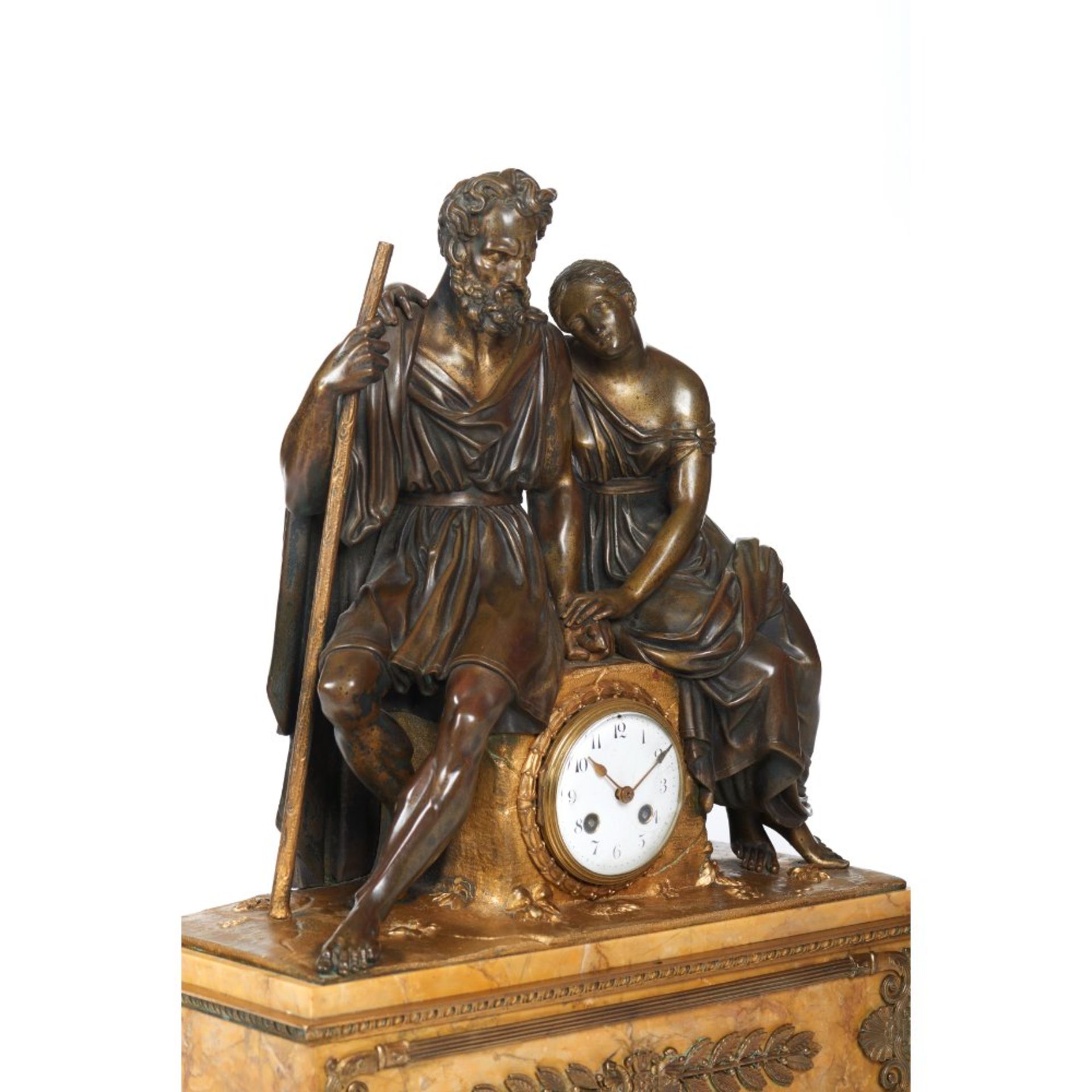 A French Restoration tabletop clock - Image 2 of 2