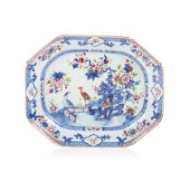 An octagonal serving platter