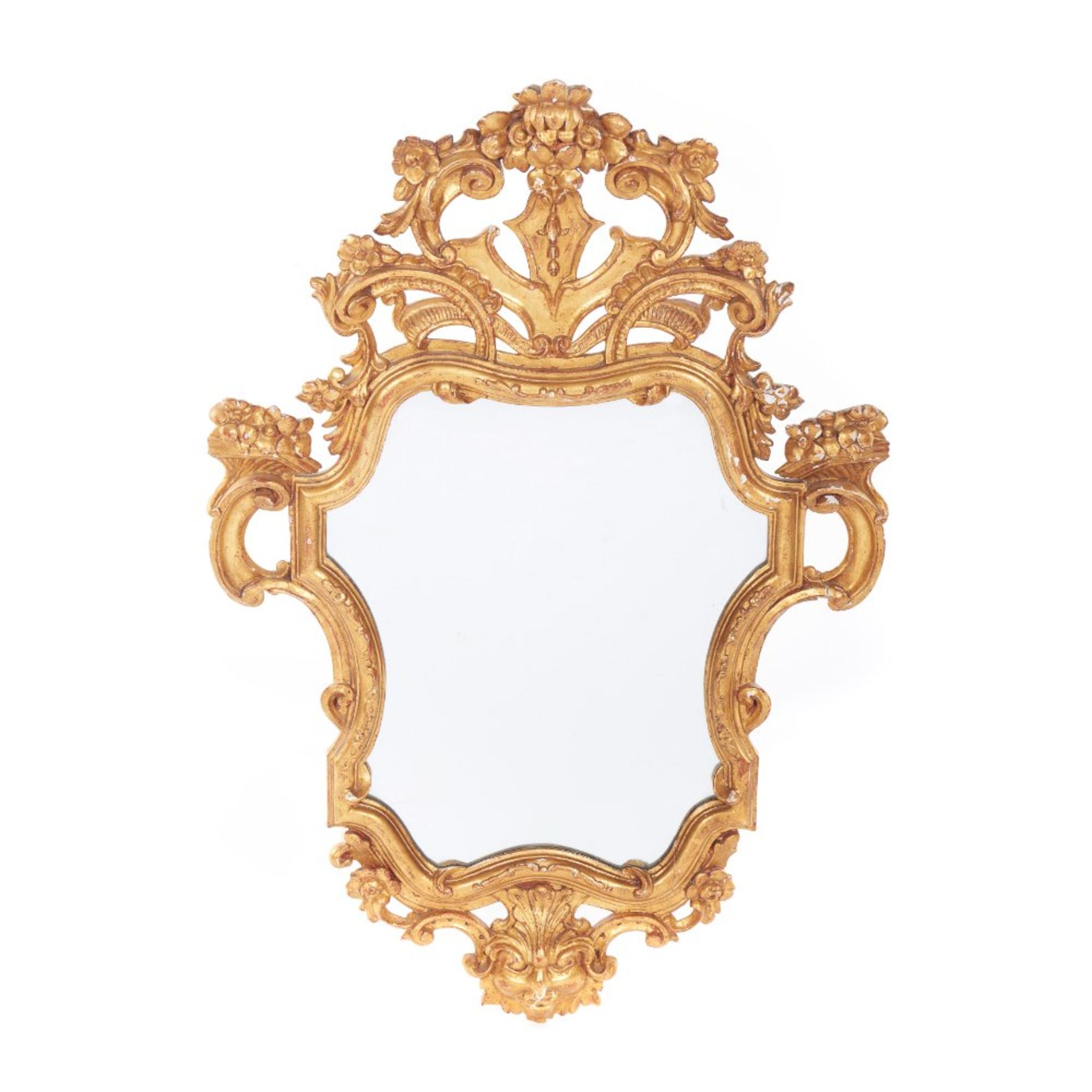 A rococo mirror