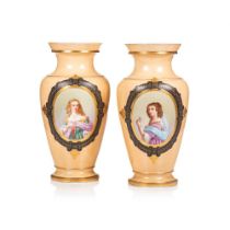 A pair of Romantic Era vases