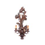 A two branch wall sconce