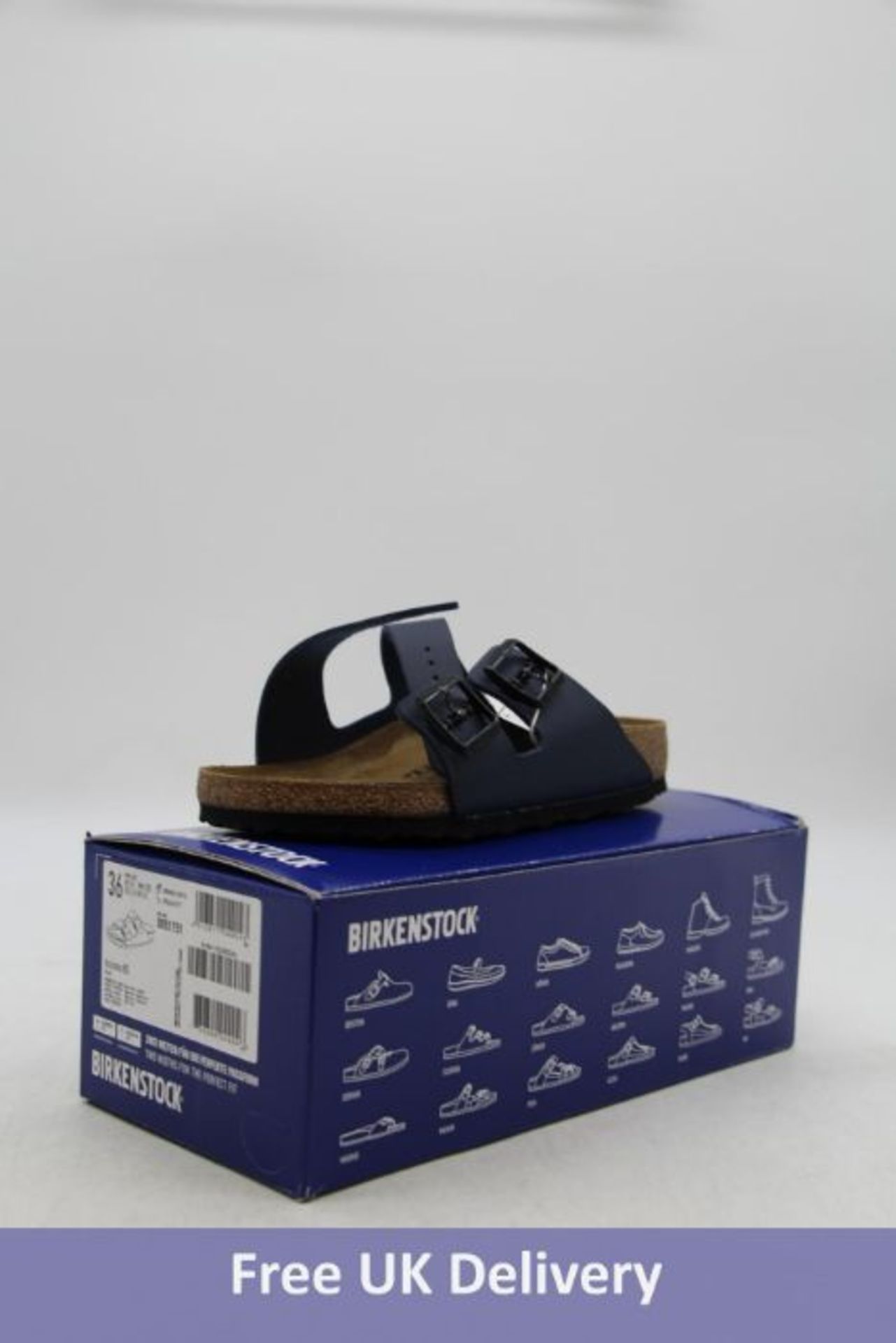 Birkenstock Arizona BS Two Strap Sandals, Blue, UK 11.5