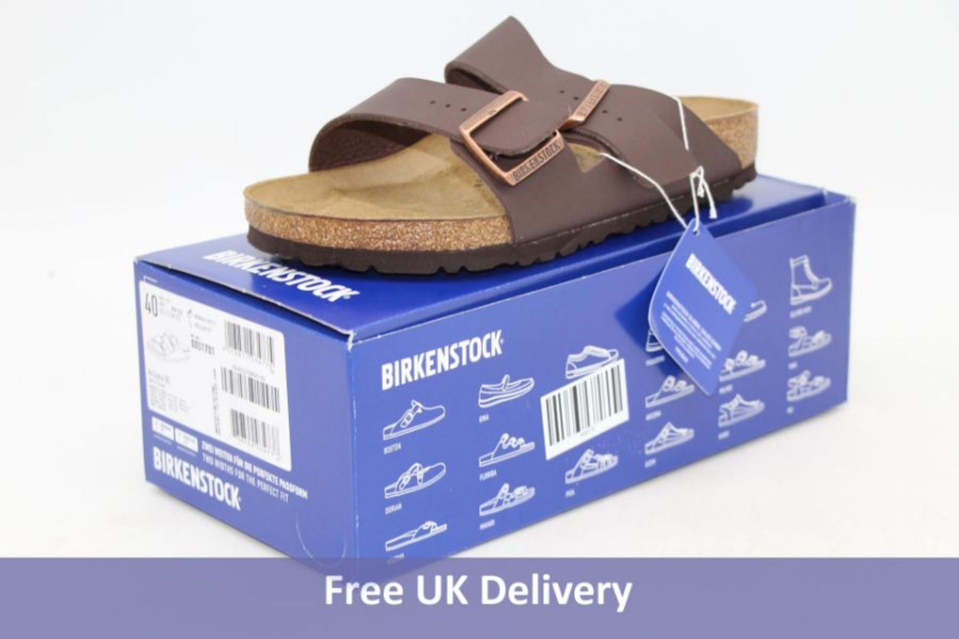 Birkenstock Arizona BS Sandals, Dark Brown, UK 7