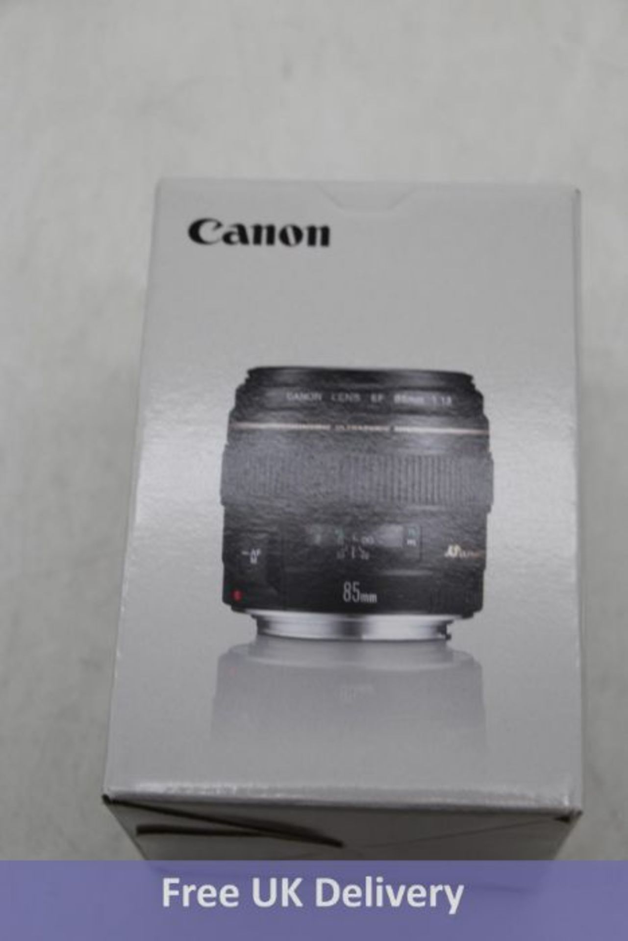 Canon EF 85mm F1.8 USM Camera Lens, Black