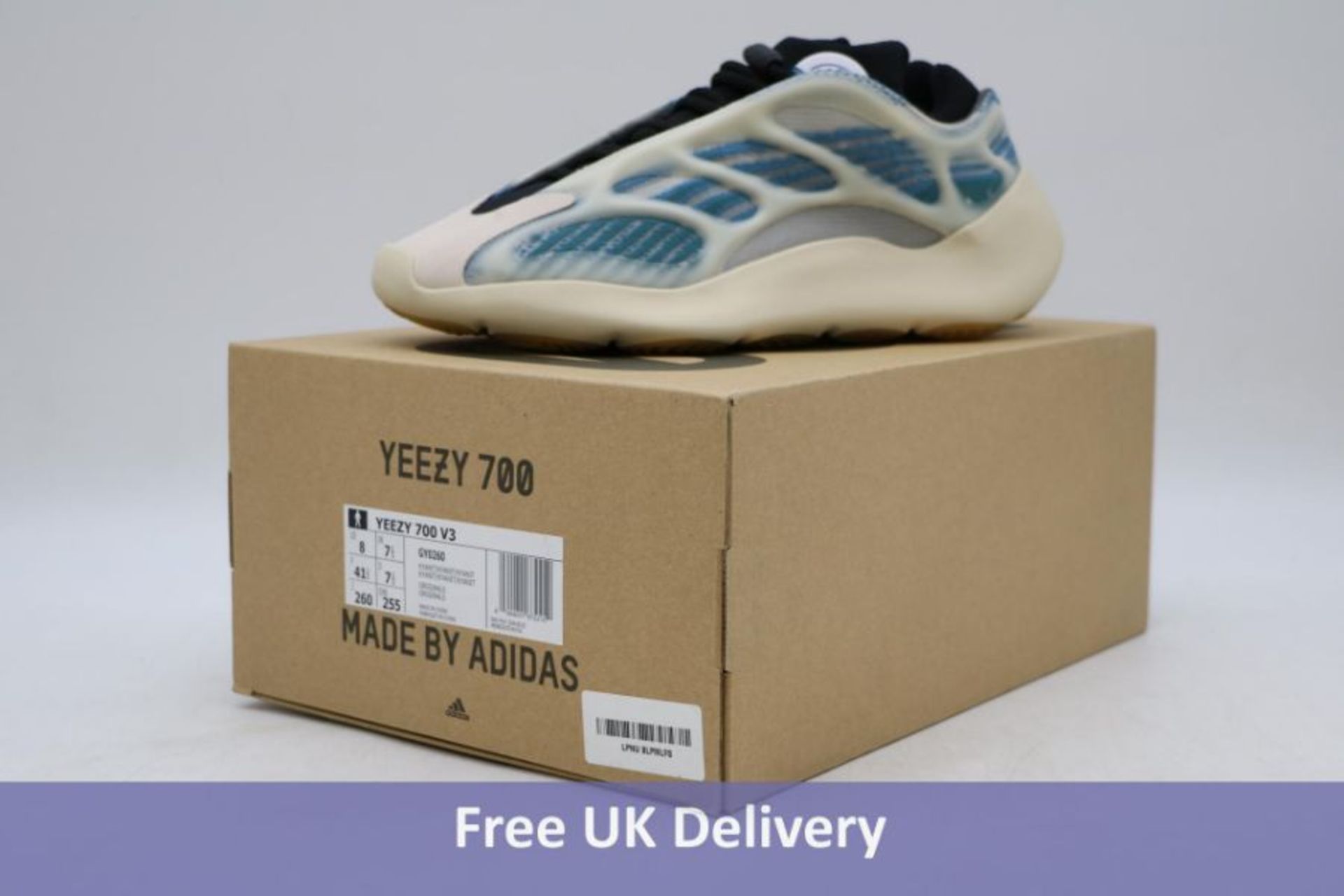 Adidas Men's Yeezy 700 V3 Trainers, Beige/Blue, UK 7.5