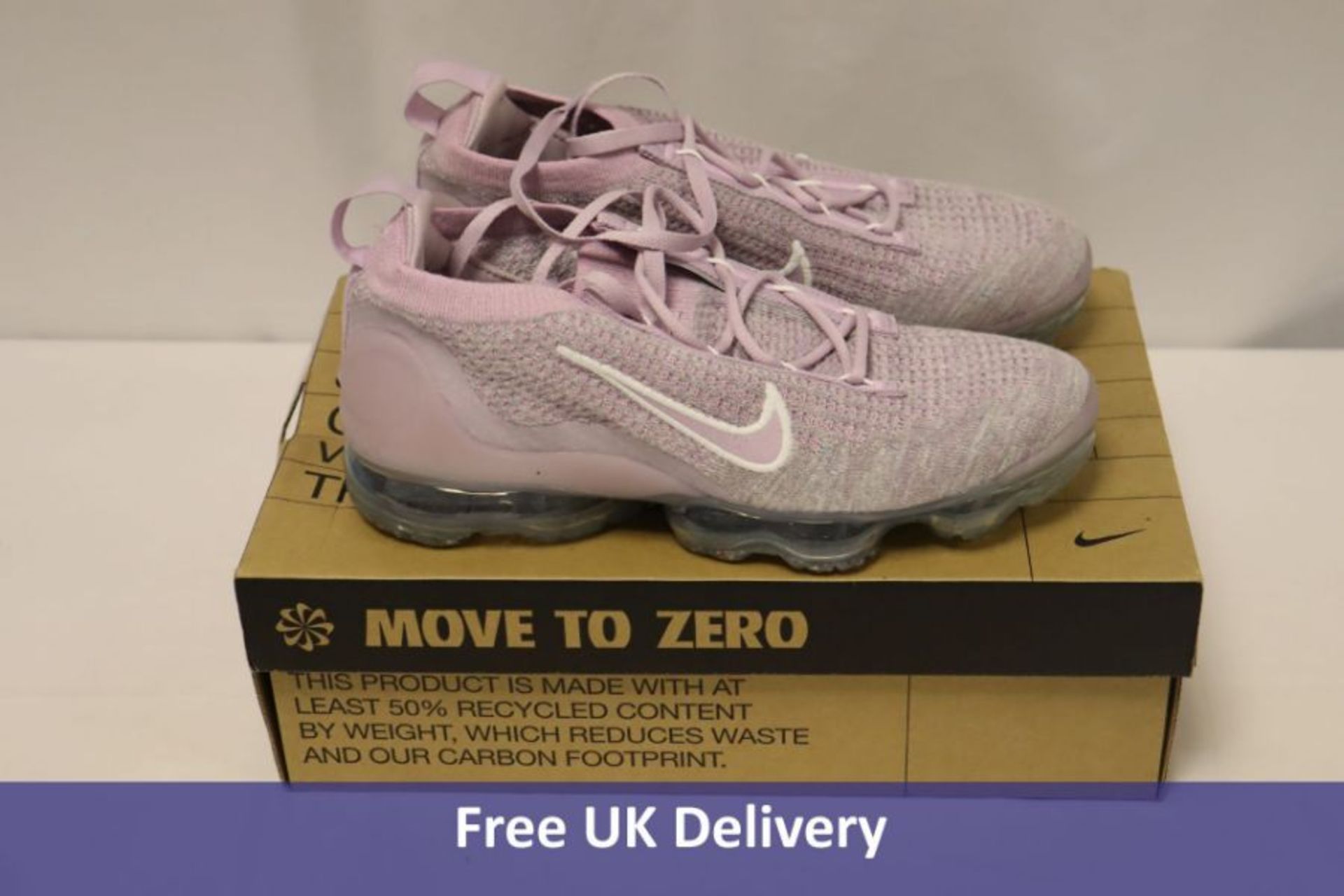 Nike Air VaporMax 2021 FK Women's Trainers, Arctic Pink, UK 6