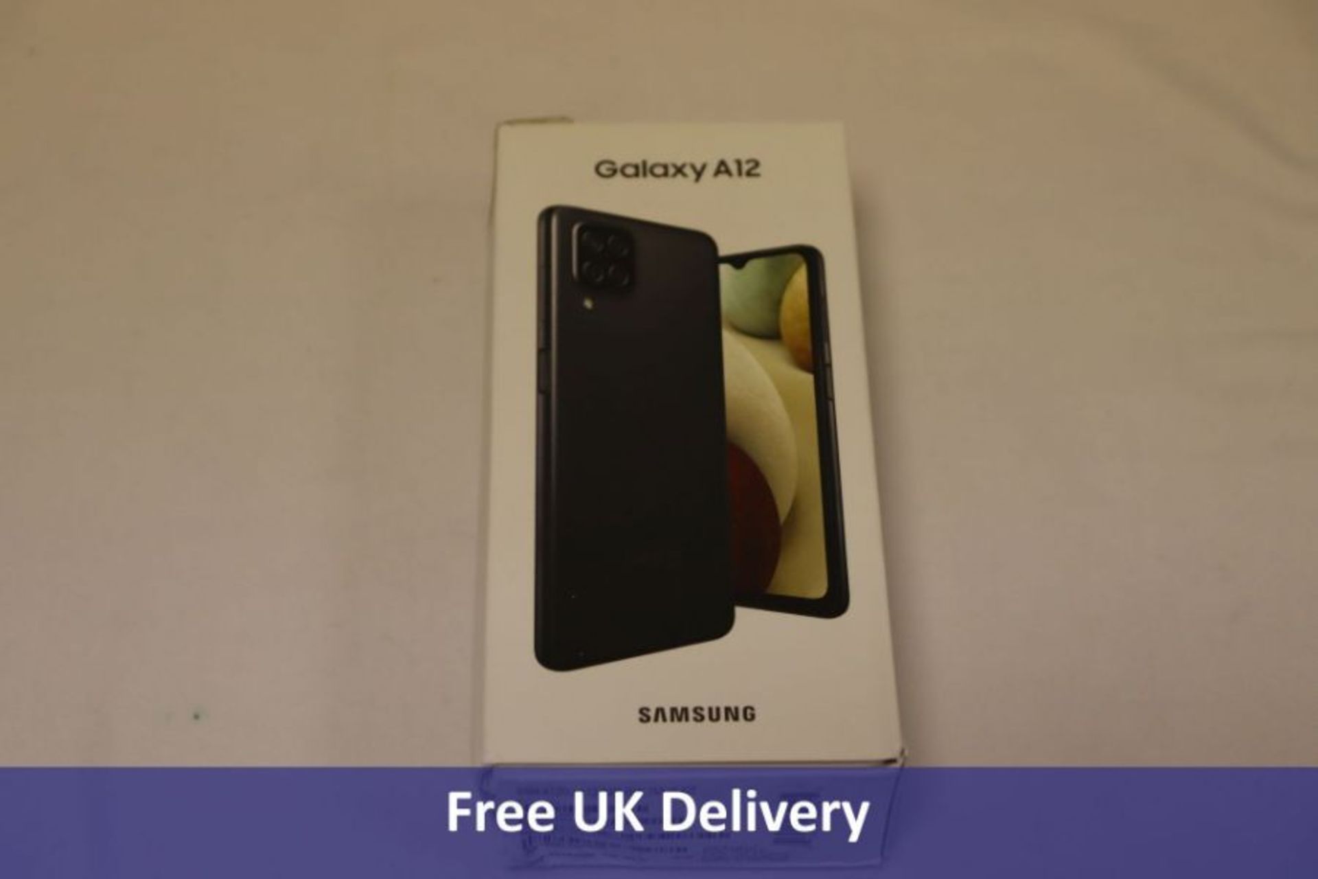 Samsung Galaxy A12 Android Mobile Phone, A125U, 32GB Storage, Black