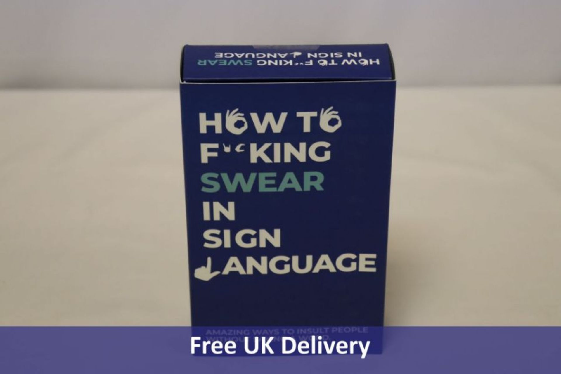Gift Republic How To F**king Swear In Sign Language Cards