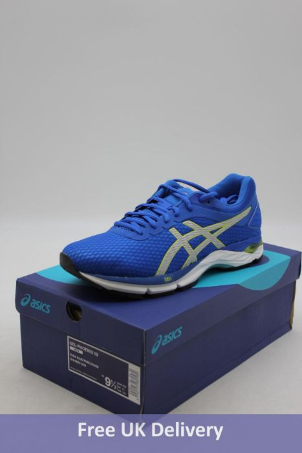 Asics Men's Gel-Phoenix 10 Trainers Blue/Silver, UK 8.5