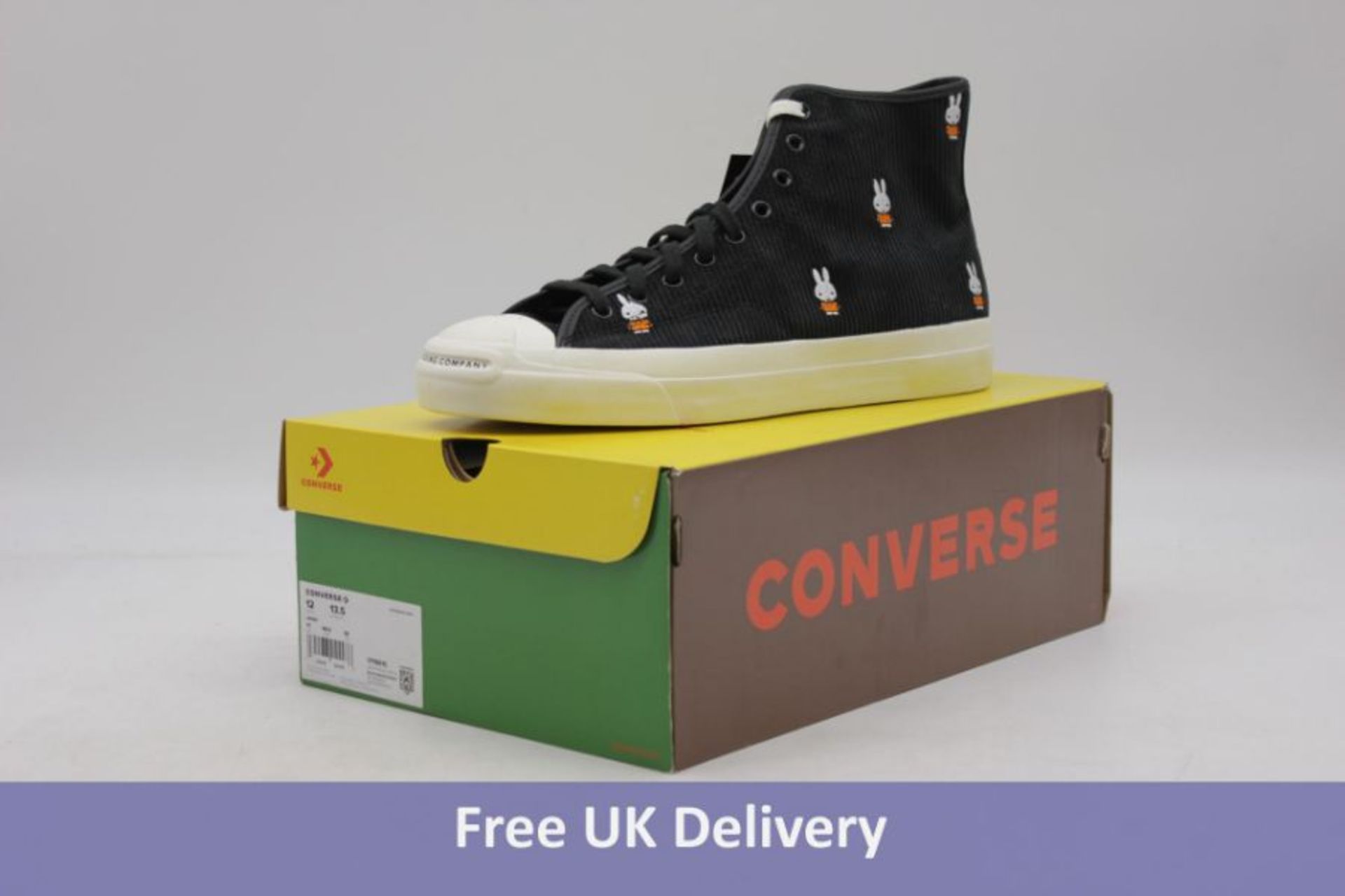 Three Converse Pop Trading Company Black, 2x UK 9, 1x UK 9.5 - Image 3 of 3