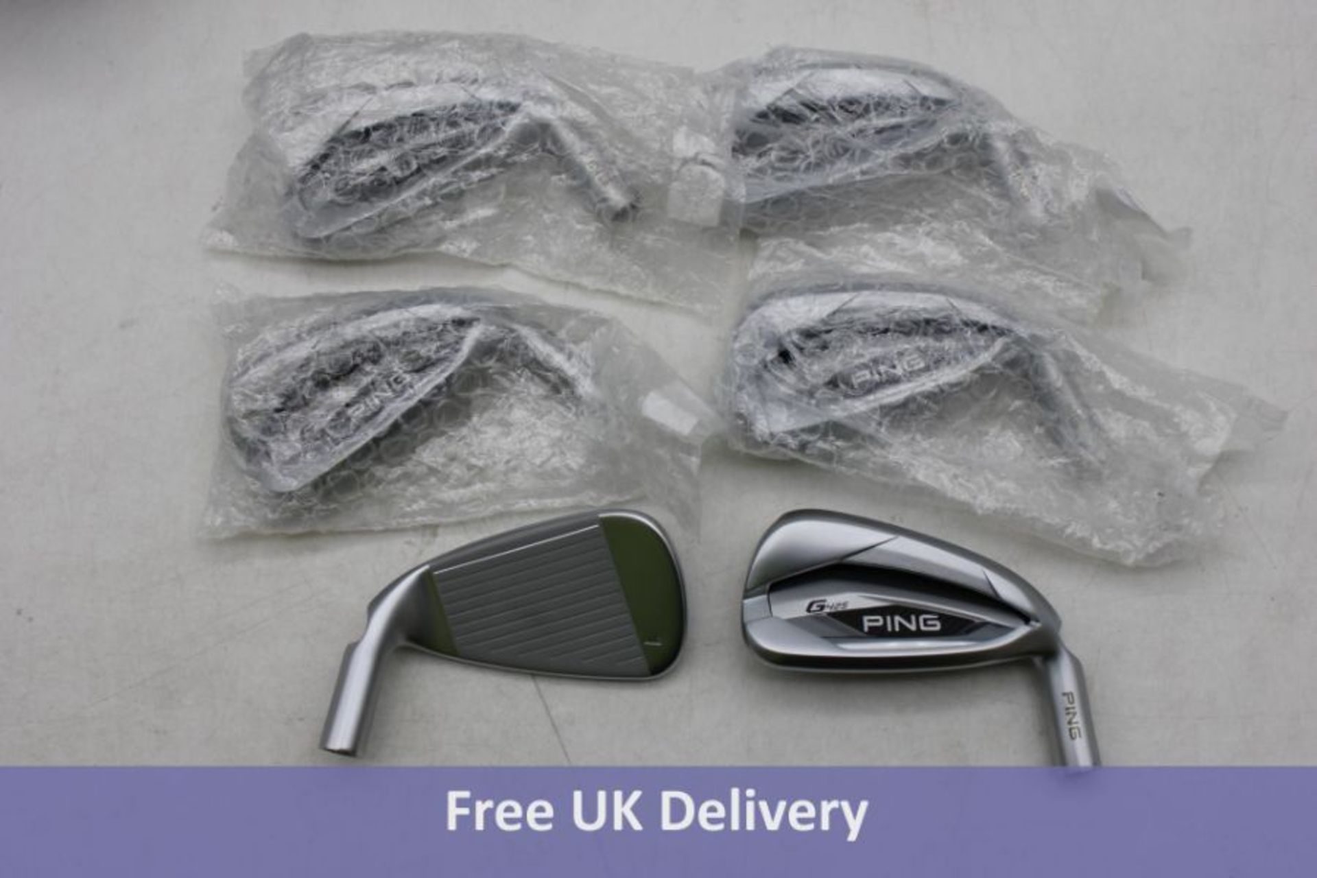 Six Ping G425 Right Hand 7 Iron Club Heads, In Colours Black, Blue, White, Green, Red and Orange