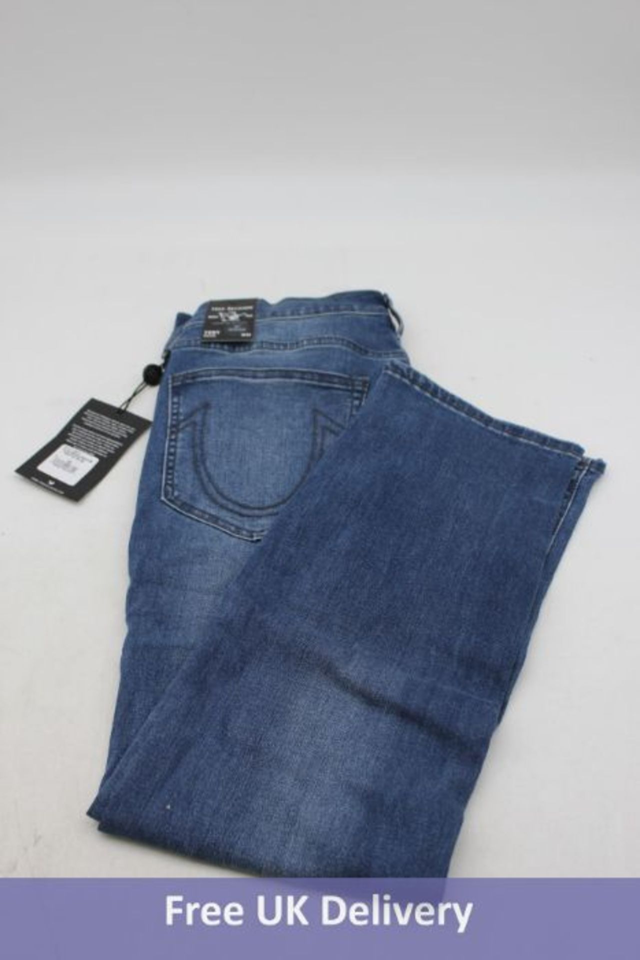 Two True Religion Men's Tony Skinny Jeans Medium Disruption, Size 32, Brand New With Tag