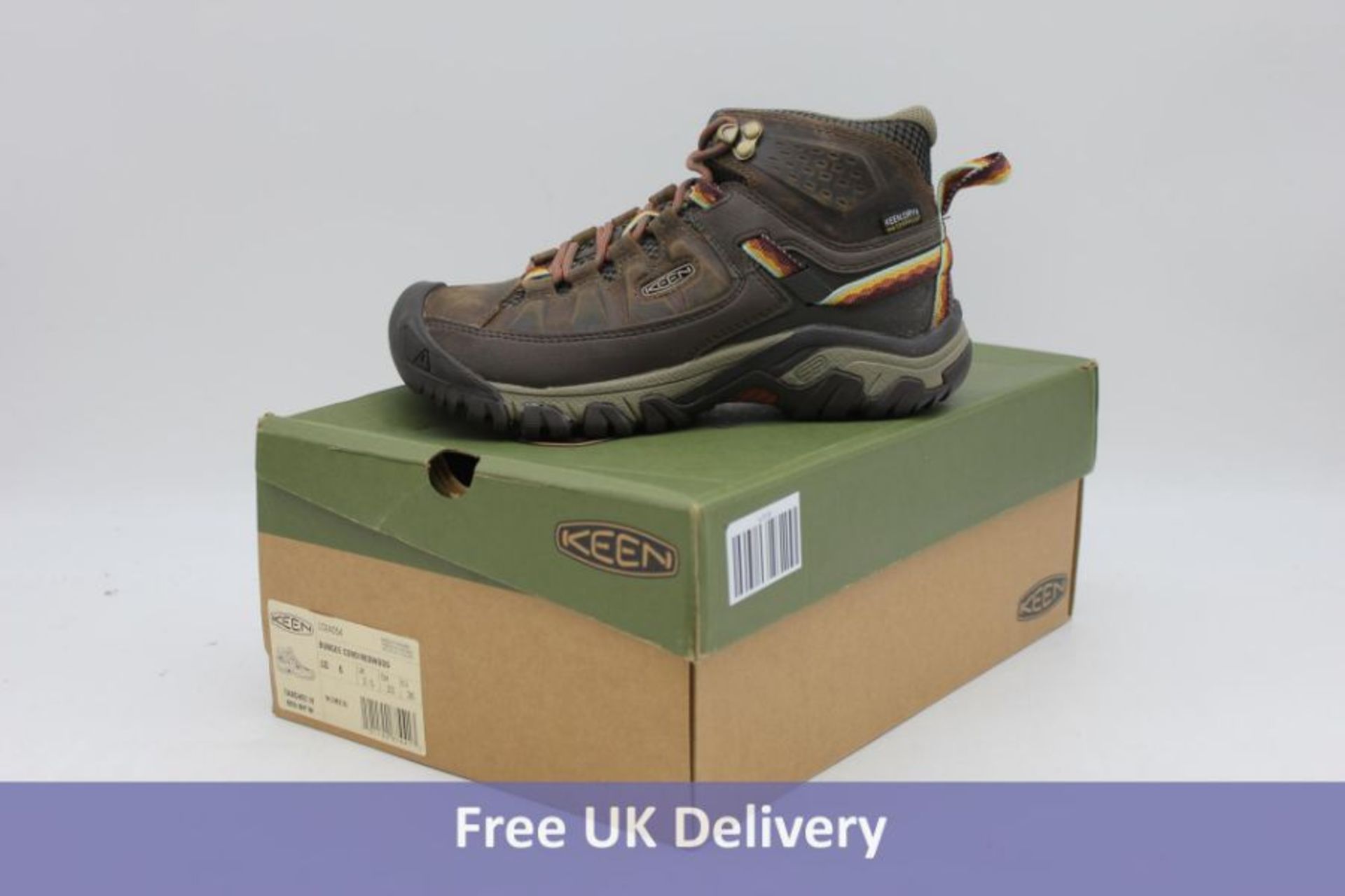 Two Keen Bungee Cord/Redwood Hiking Boots, UK 3.5