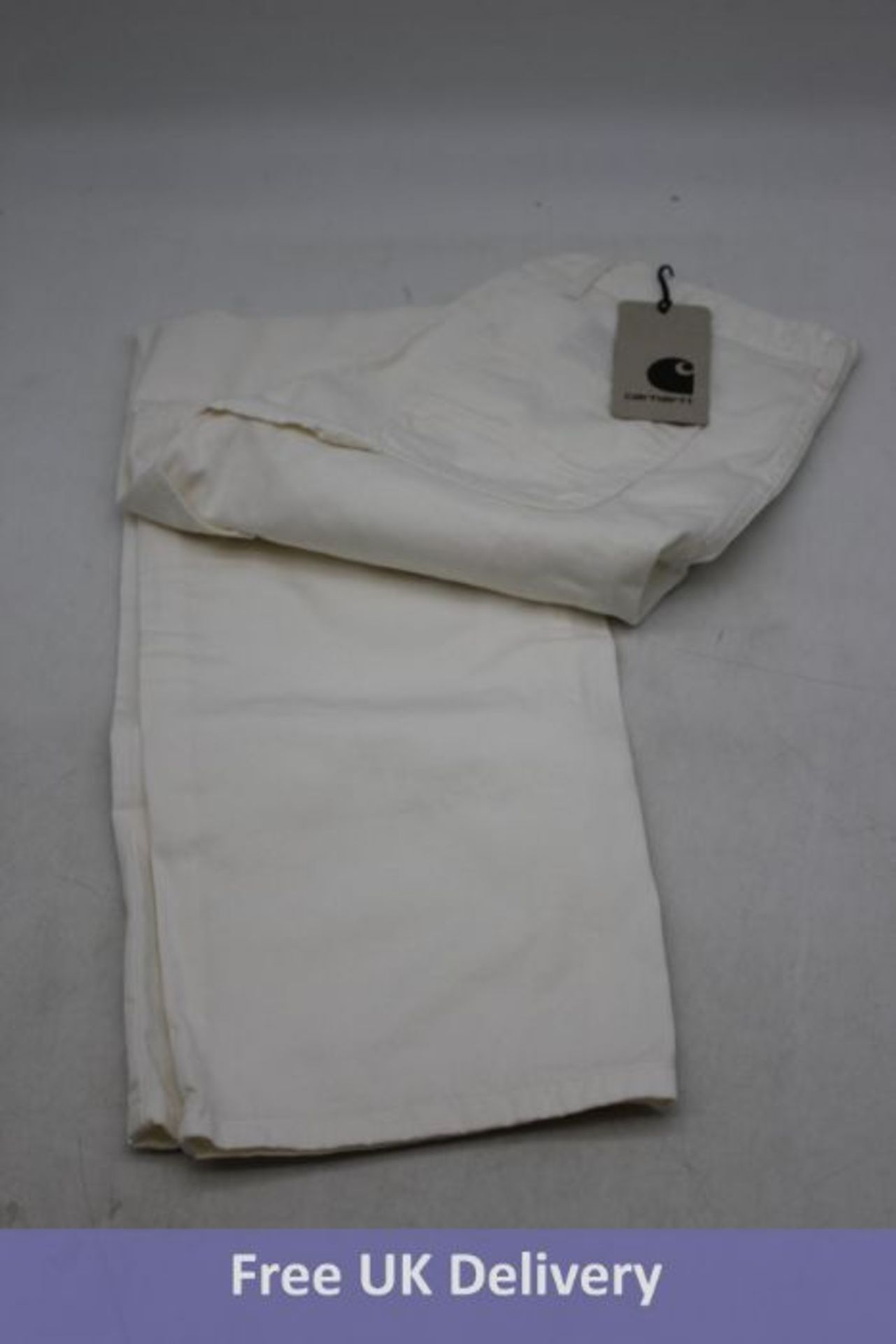 Carhartt Women's Pierce Pant Trousers, Cream, 26 Waist