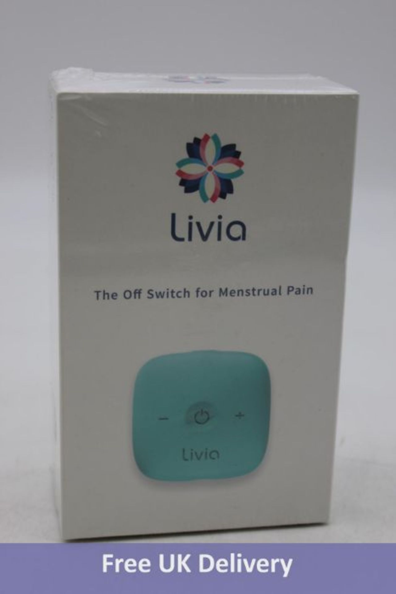 Livia Period Pain Reliever, Drug Free Relief from Menstrual Cramps, Wearable Device, Nerve Stimulato