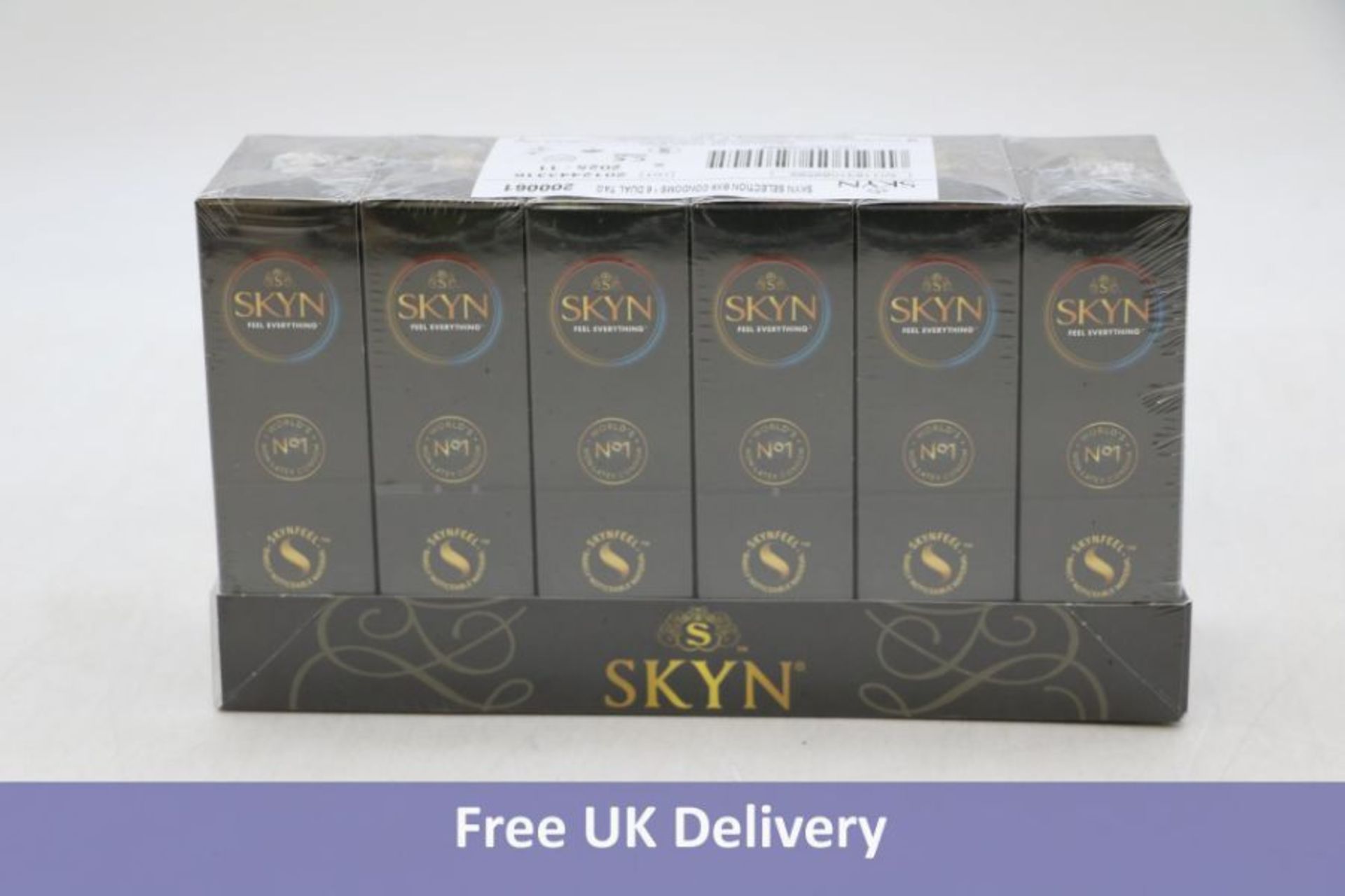 Approximately 120x packs of Skyn Feel Everything Condoms, 9 Condoms Per Box to include 3x Original,