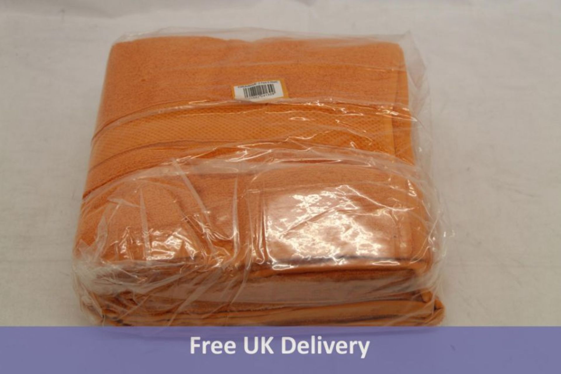 Eight CB Casabella 2-Piece Jumbo Bath Sheets, Orange, 90 x 180cm