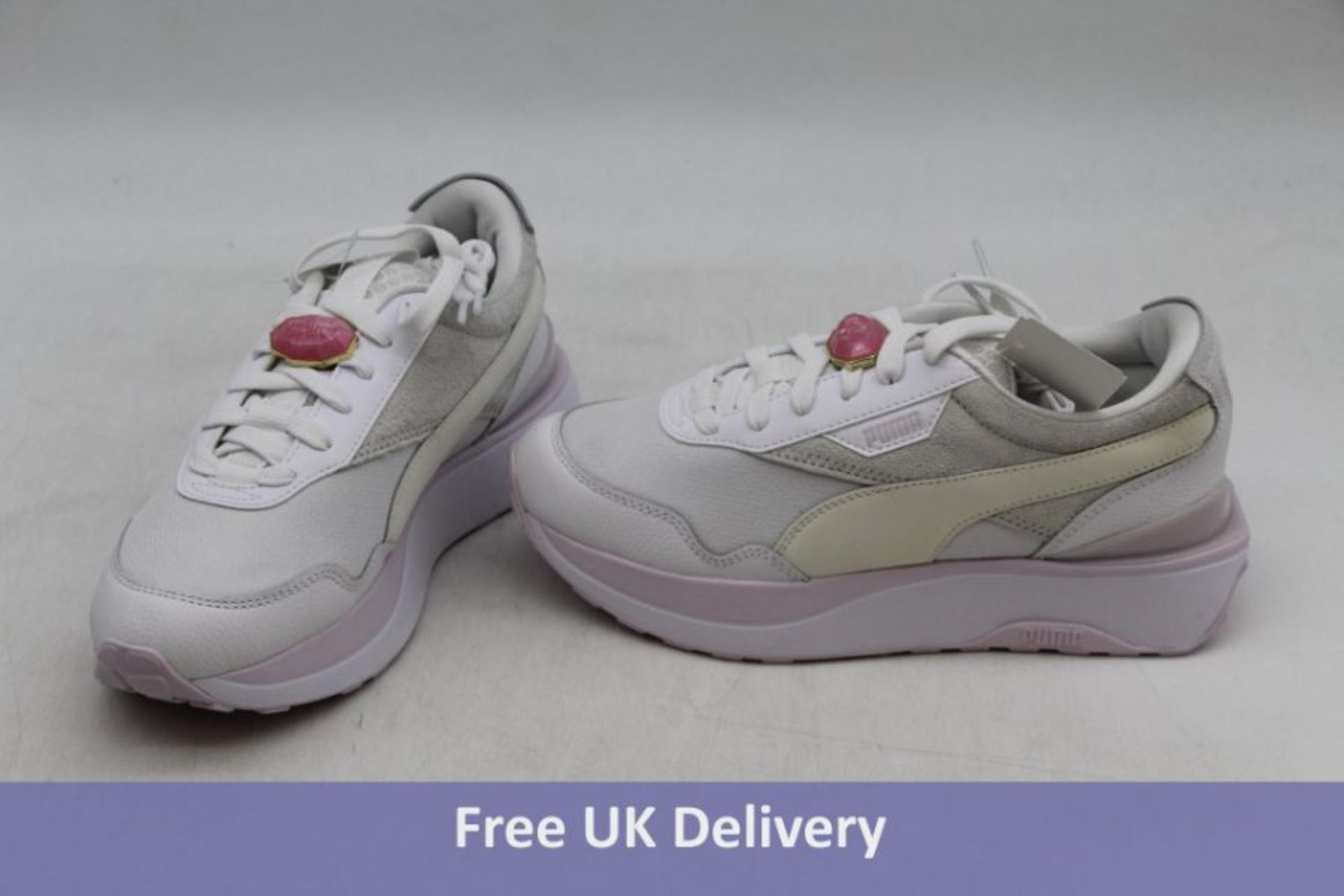 Puma Cruise Rider Crystal G, White/Nimbus Cloud 383301-01, UK 4.5, No Box