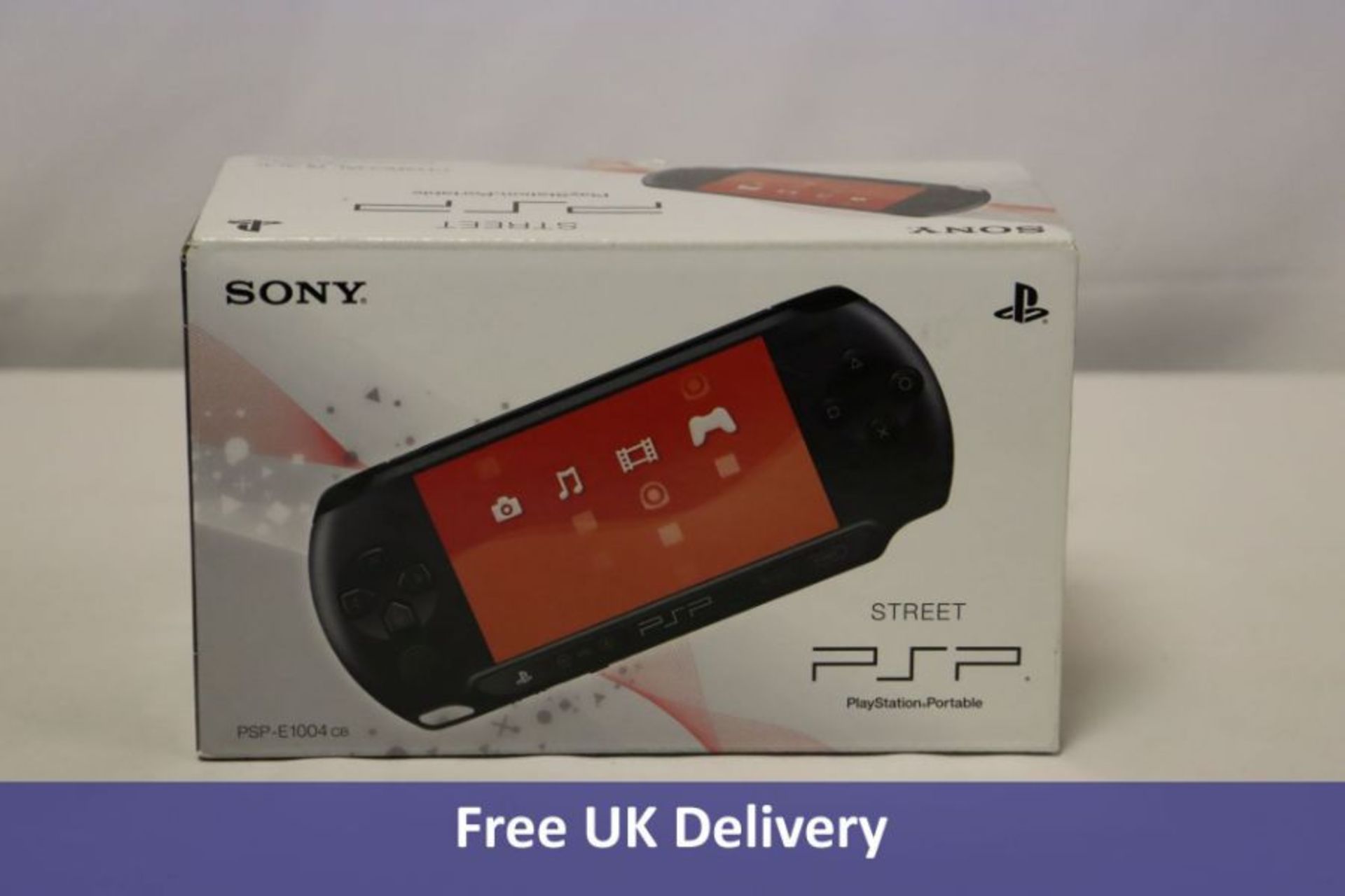 Sony PSP E1004 Street, Black. Used, not tested