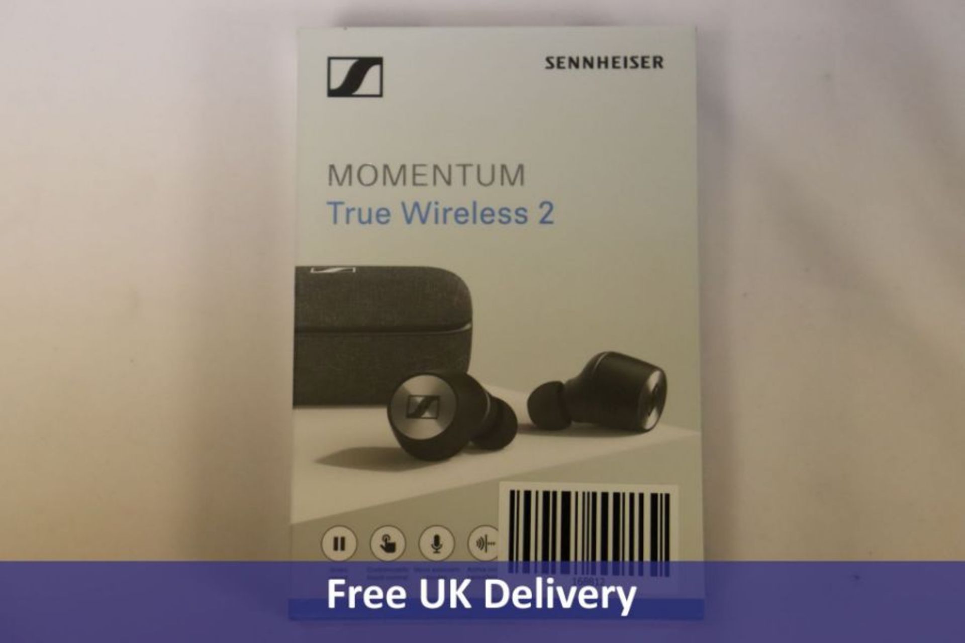 Sennheiser Momentum True Wireless 2, Bluetooth Earbuds with Active Noise Cancellation, Black