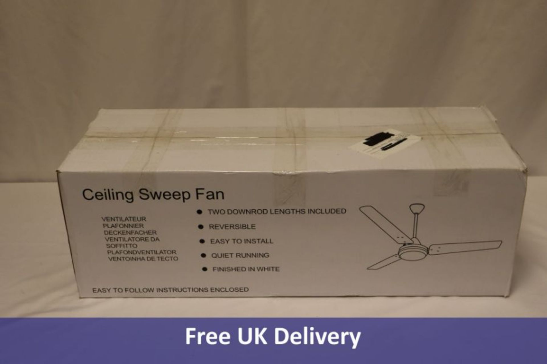 Airvent Ceiling Sweep Fan 48 Inches, 444123