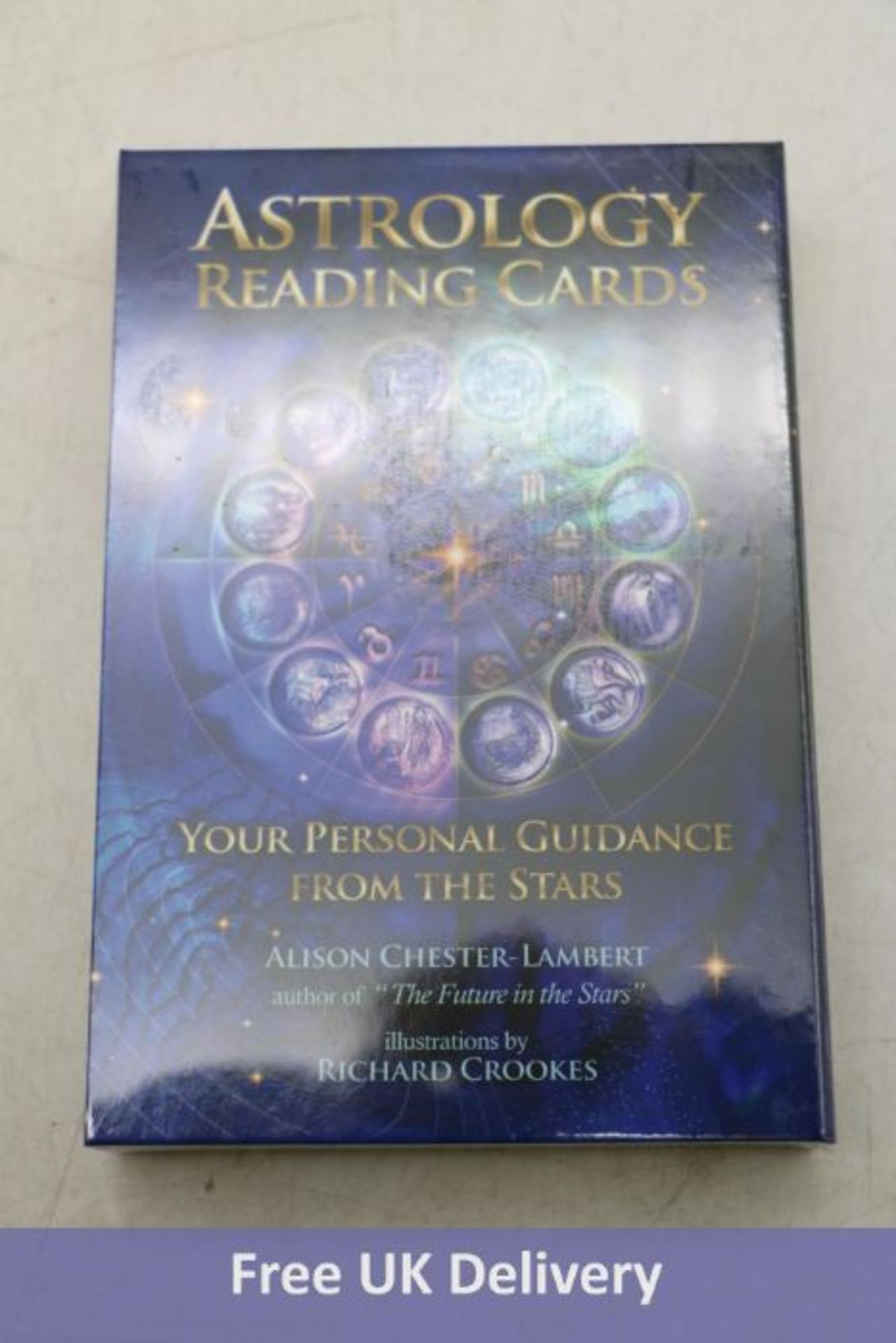 Five Astrology Reading Cards, Your Personal Guidance From the Stars, Purple