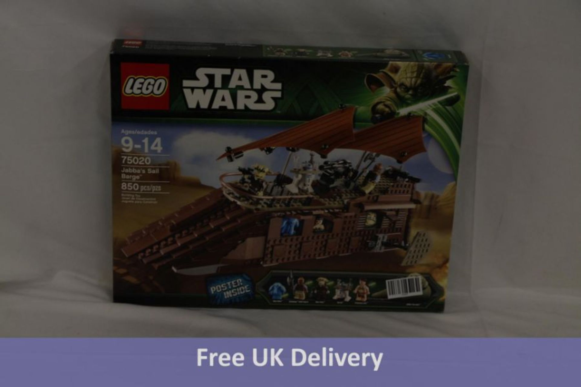 Lego Star Wars Jabba’s Sail Barge 850Pcs, 9-14 Years