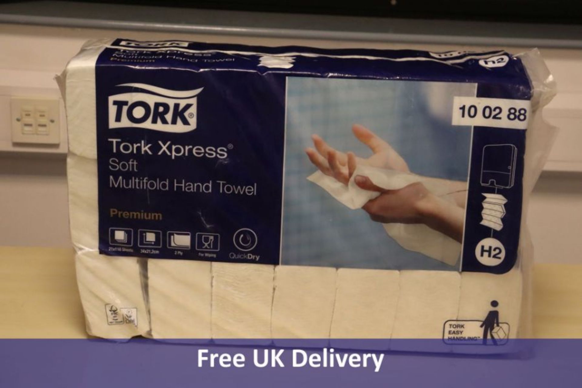 Tork Xpress Soft Multifold Hand Towels, 21 x 110 Sheets, 10 02 88