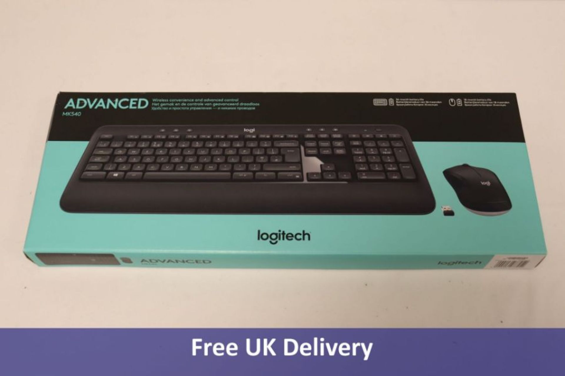 Two Logitech MK540 Advanced Wireless Keyboard and Mouse Combos
