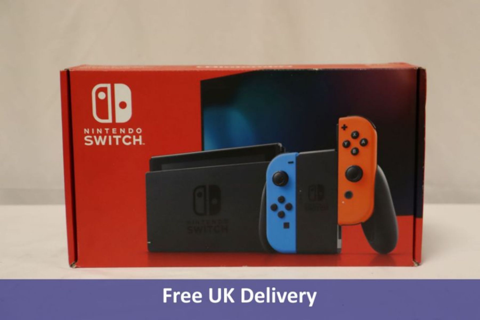 Nintendo Switch Gaming Console, Neon Red/Neon Blue