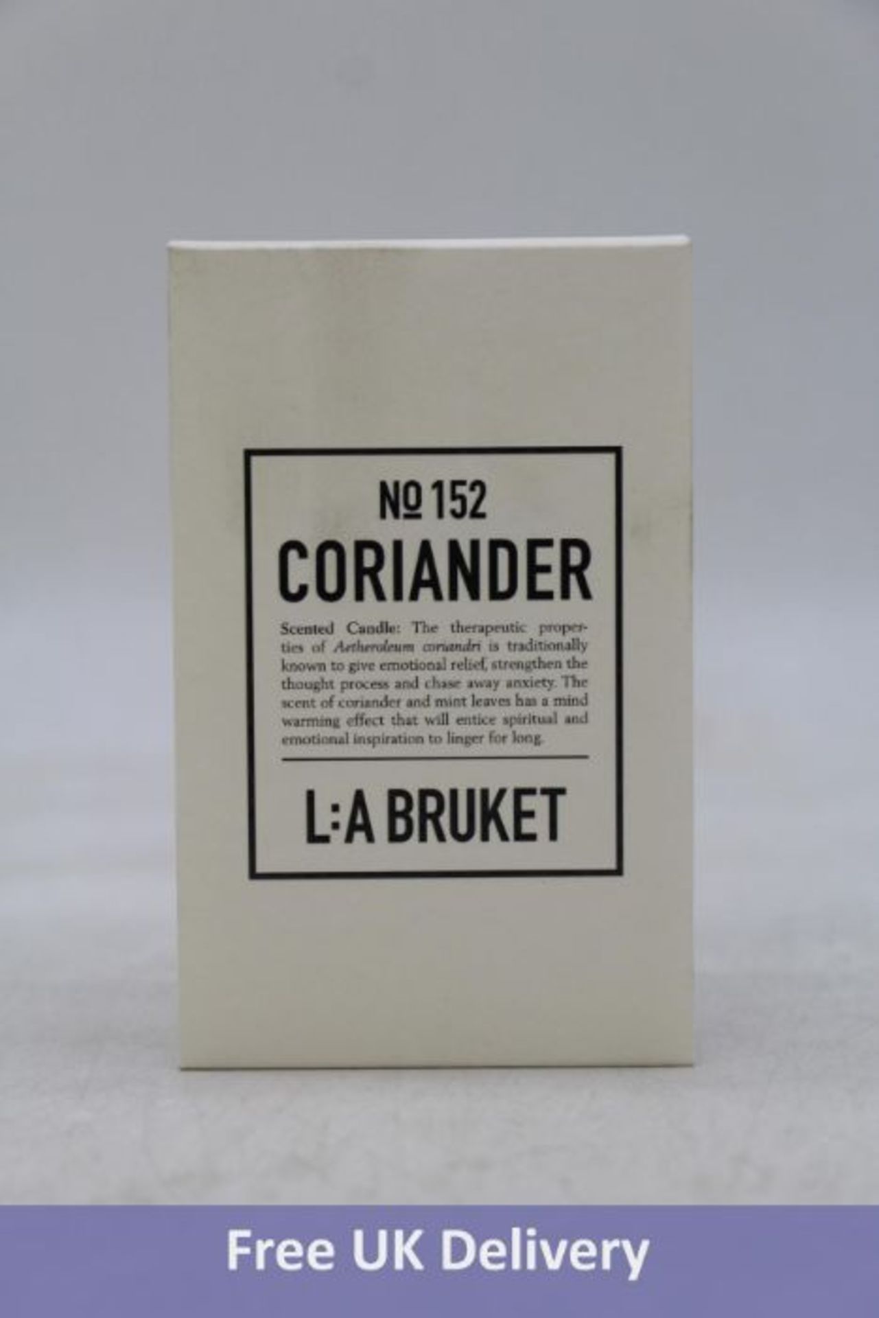 L A Bruket Scented Candle, 260g, No152, Coriander