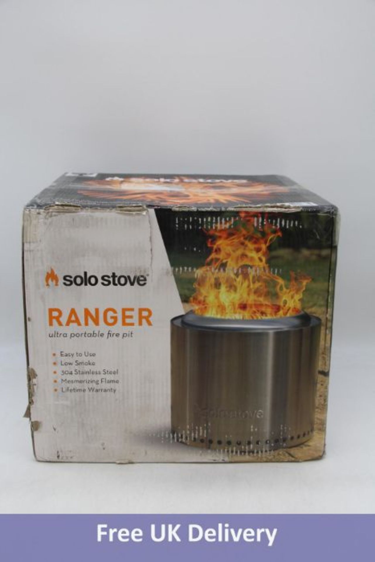 Solo Stove Stainless Steel Ranger Fire Kit, Chrome