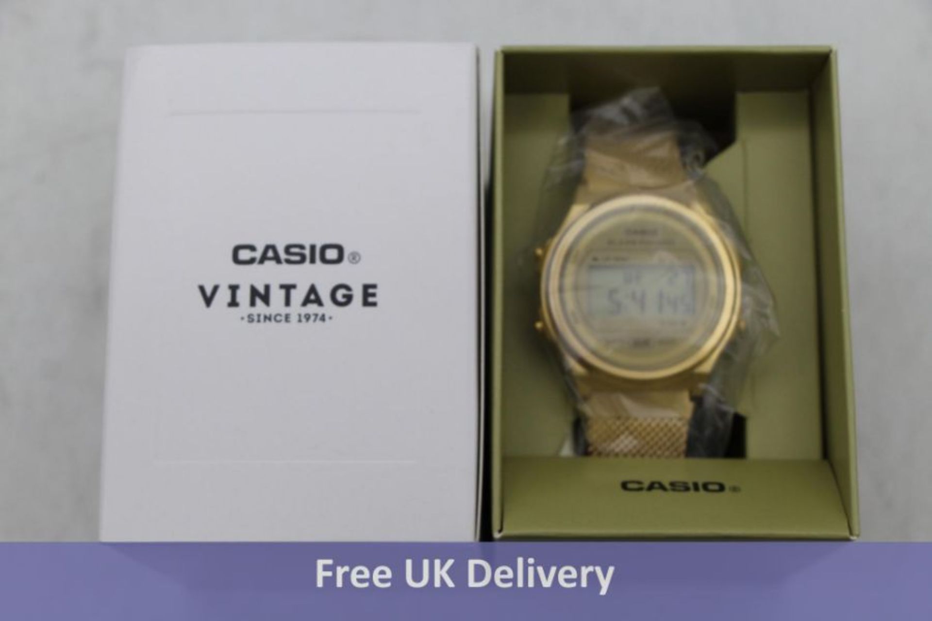 Five Casio Vintage Series Watches, Colour Gold, A171WEMG-9AEF