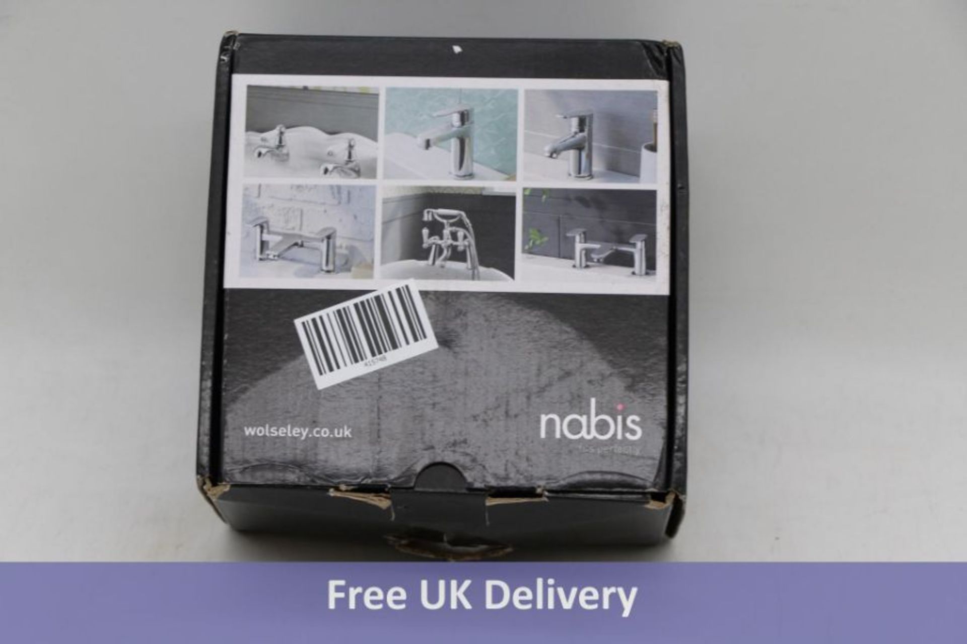 Nabis Barford Lever Basin Mixer Tap No Waste, Chrome