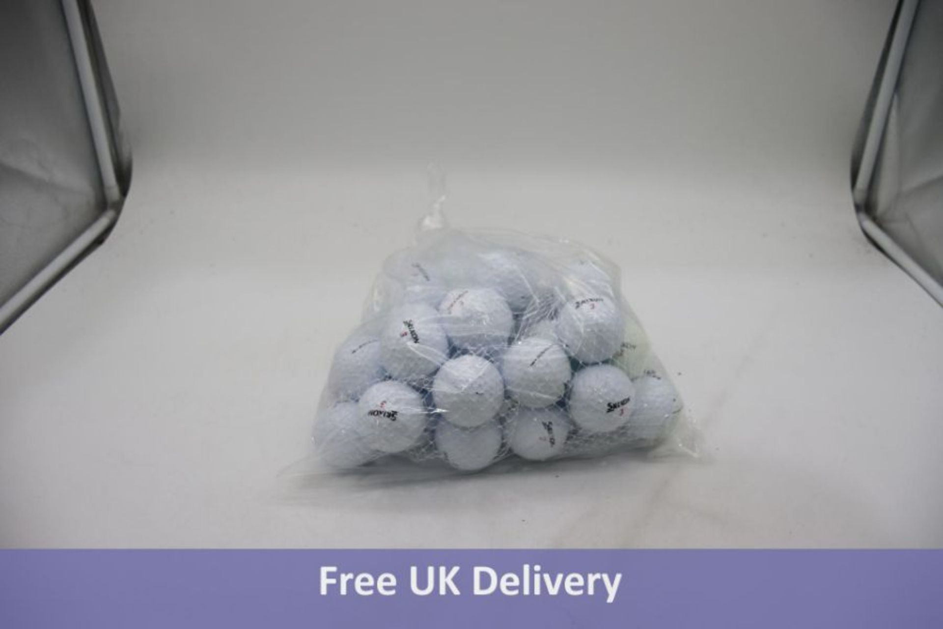 Three packs of Srixon 3 Distance Golf Balls, White, 12 Balls in each