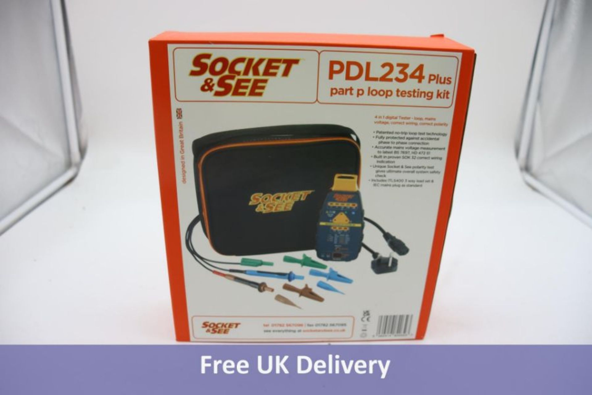 Socket & See PDL234+ Loop Testing Kit Voltage/Polarity Tester