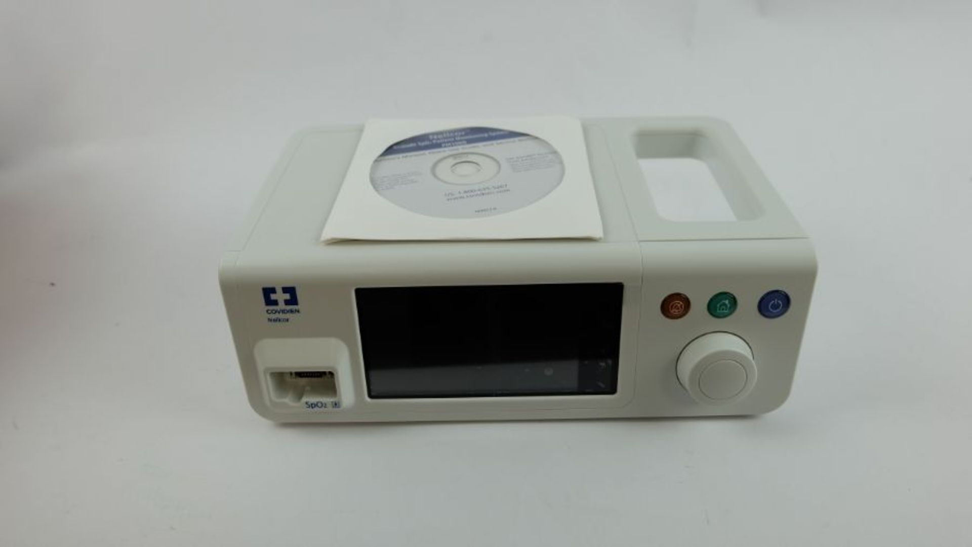 Covidien Nellcor Bedside Sp02 Patient Monitoring System PM100N (Device and Battery Only No Leads).