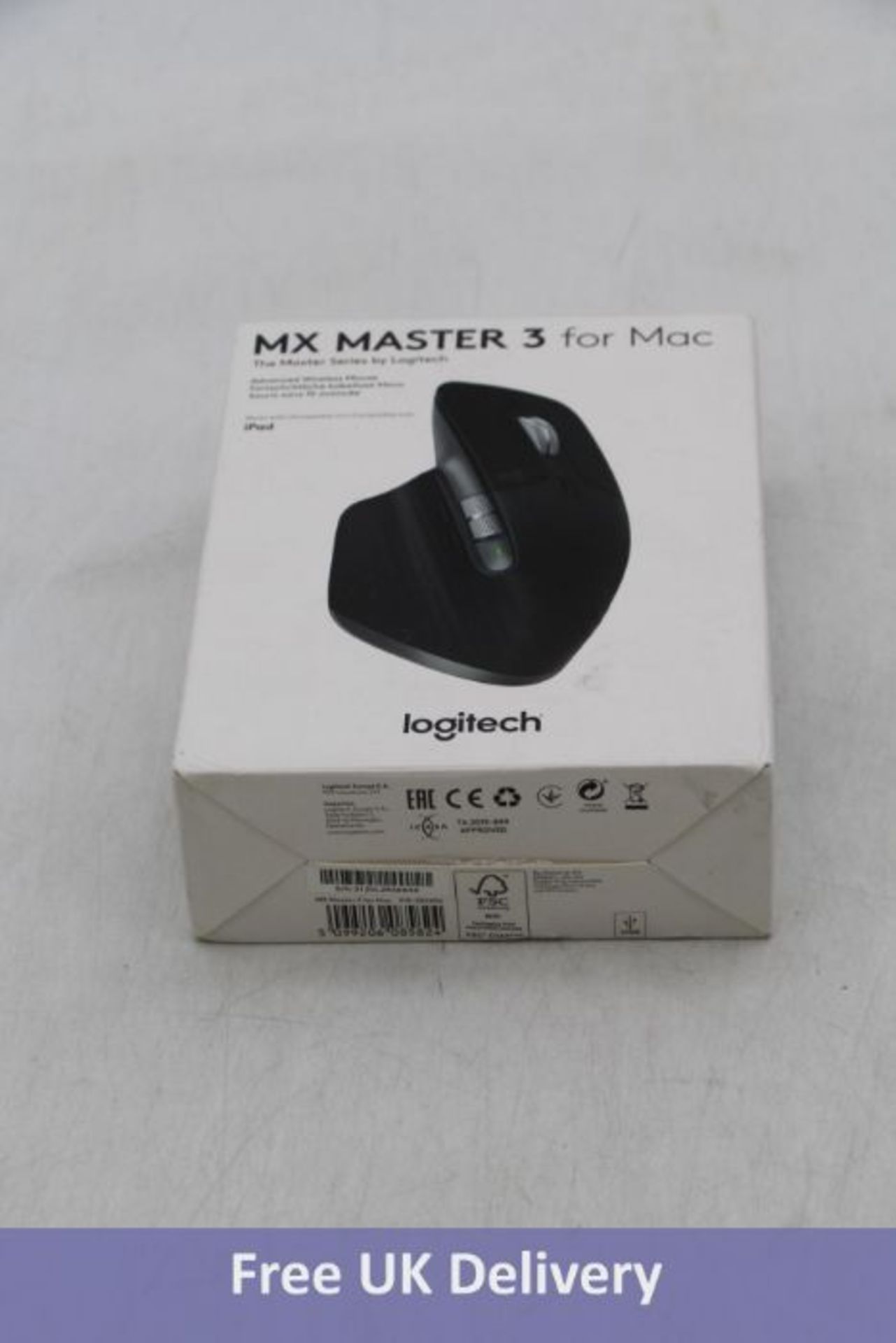 Logitech MX Master 3 Advanced Wireless Mac Mouse, Space Grey