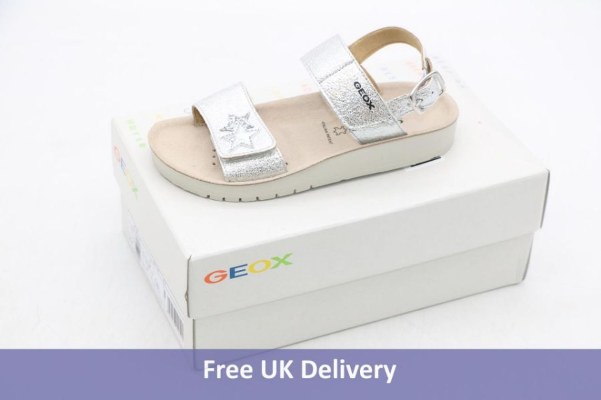 Two pairs of Geox Kid's Footwear to include 1x Girl Waterproof Boots, Black, UK 11. Box damaged and - Image 2 of 2